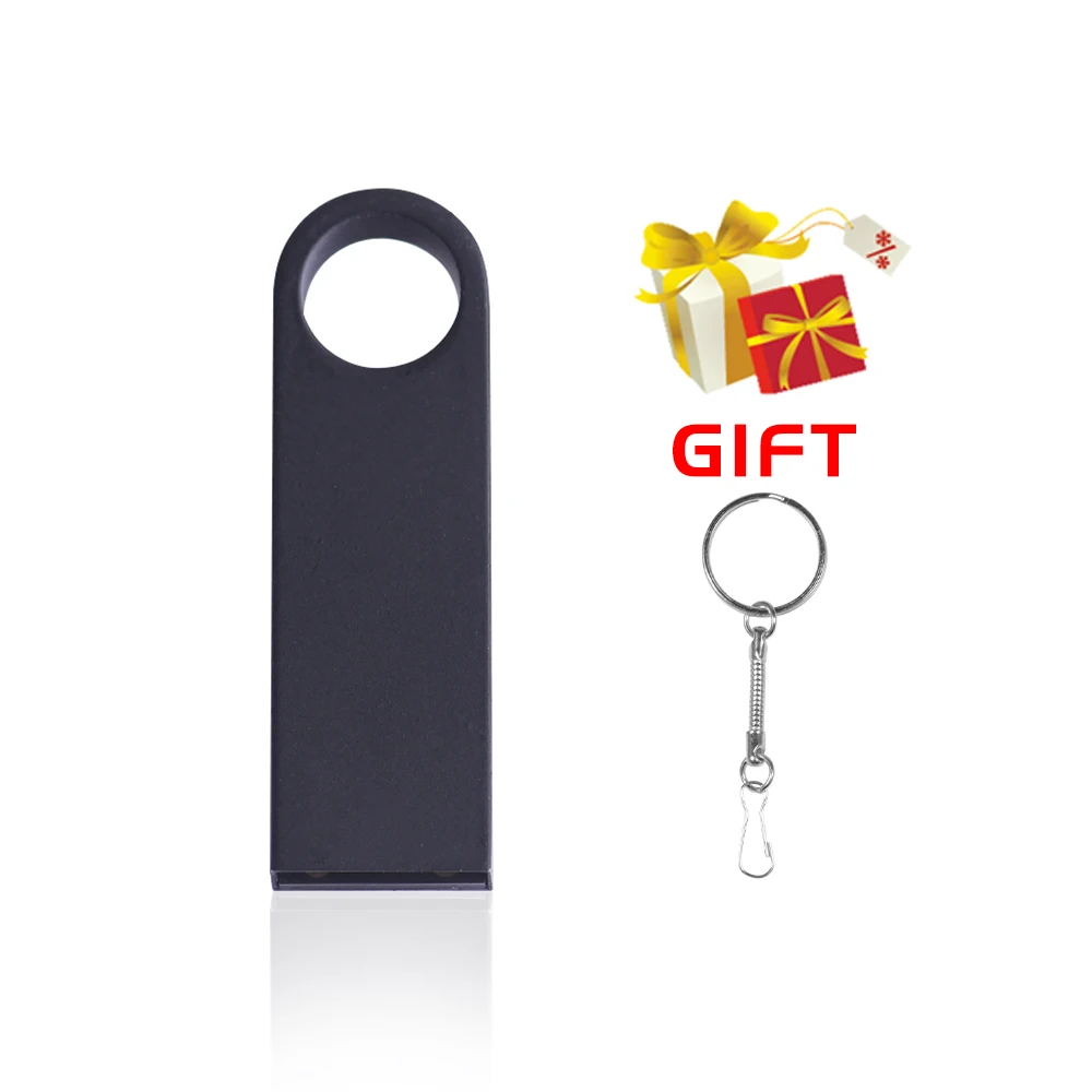 Hochgeschwindigkeits-USB-3. 0-Flash-Laufwerke 64GB Metall schwarz 32GB USB-Stick 16GB wasserdichter Memory-Stick kostenlos Schlüssel anhänger Geschäft u Disk: Black / 8GB