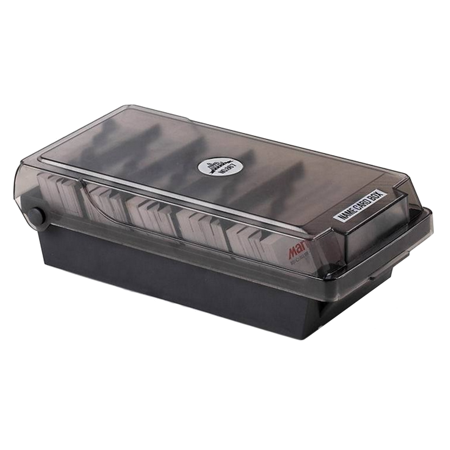 Large Capacity Card Holder Box Organizer Holder with Dividers Index Tabs for Business Loyalty Plastic Credit Cards