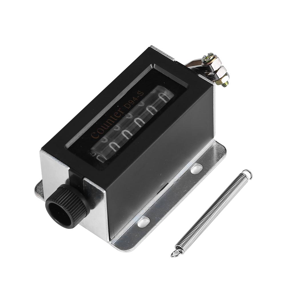 6 Digit Resettable Mechanische Trekken Teller Digitale Rolling Wheel Teller Mechanische Lengte Meter Roller Teller Gereedschap