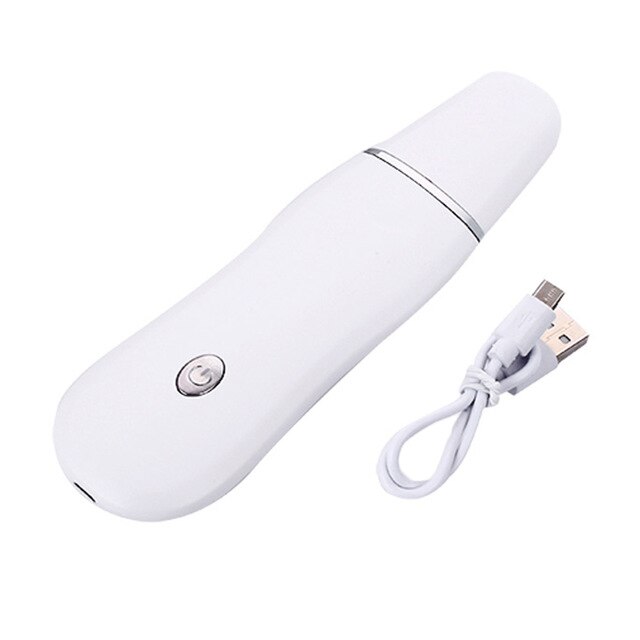 Ultrasonic Skin Scrubber Inductive Atomization Ion Deep Face Cleaning Peeling Face Vibration Remove Pore Blackhead Wrinkles: normal no box