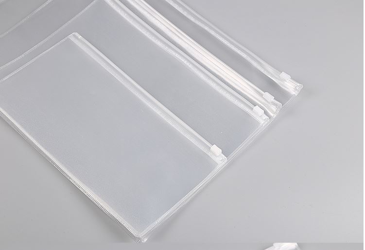 PVC A4 B5 A5 A6 Zipper Bag File Bag