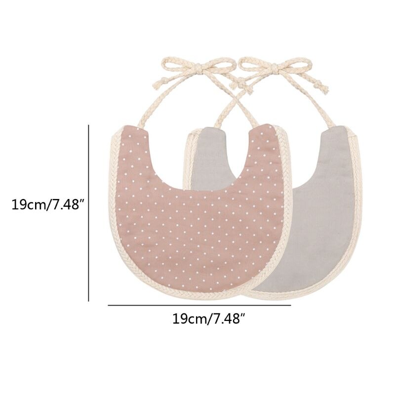 Handdoek Baby Baby Bib Kids Peuter Voeden Double-Side Katoen Burp Doeken Speeksel Handdoek: H359