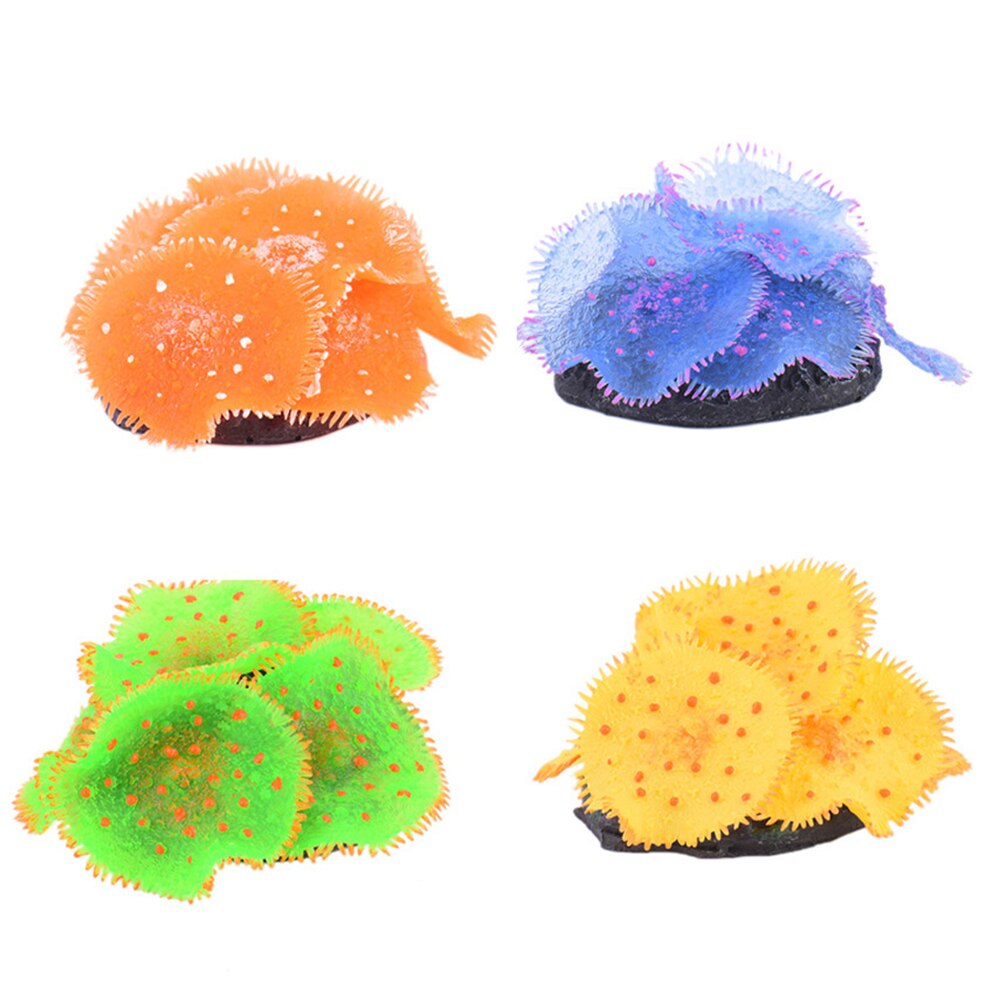 Kunstmatige Hars Koraal Zee Plant Ornament Siliconen Nontoxic Blue Kunstmatige Coral Plant Ornament Voor Aquarium Decor Supplies