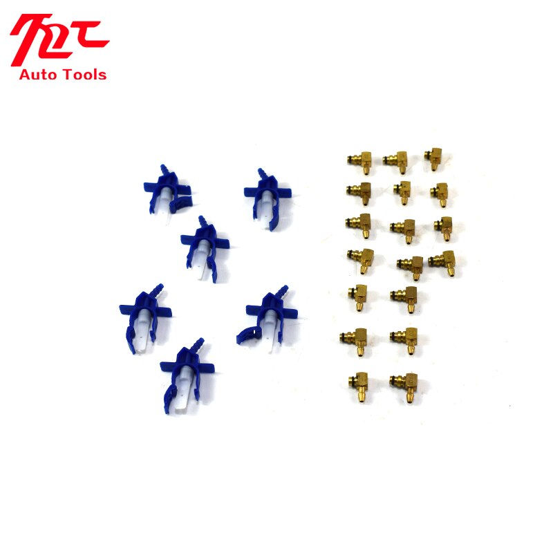 Diesel Injector Flow Meter Test Kit Common Rail Adaptor Fuel Tester Set Tools