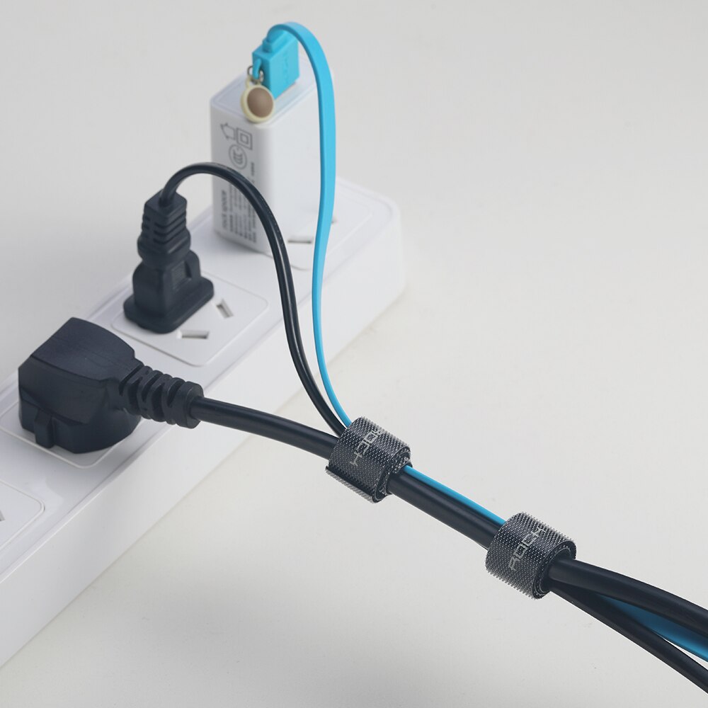 Felsen 3M USB Kabelbinder Nylon Kabel Organizer Multifunktions Nylon Riemen Verschluss Mehrweg Magische Band Band Kabel Verwaltung Wickler
