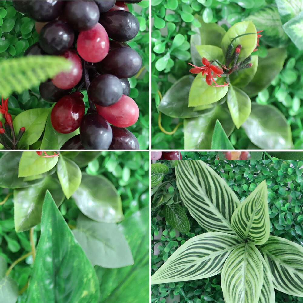 Artificial Turf Decorative Grass Background Wedding Grass Artificial Grass Plant With Grape DIY Background Wall