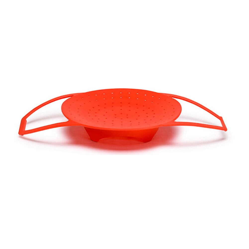 Steamer Basket Food Kitchen Tool Durable Expandable Folding Multifunction Useful Heat-Resistant Cooker Vegetable Silicone: Default Title