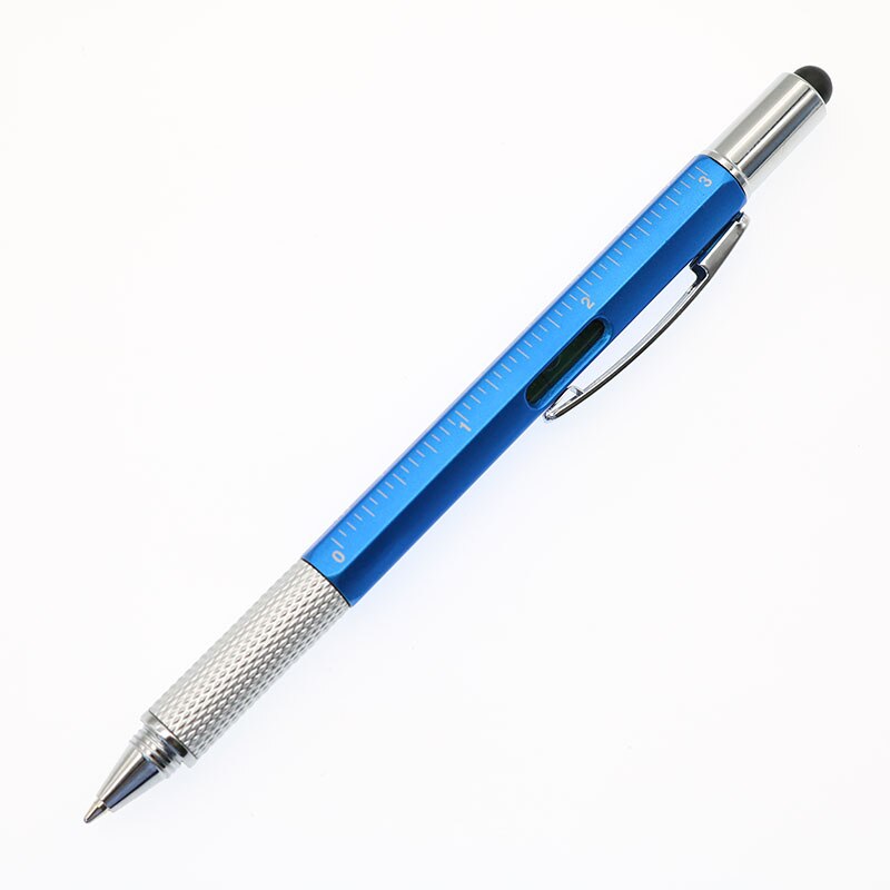 1pc Novelty Multi-Function Screwdriver Ballpoint Pen Touch Screen Metal Tool Pen Children Stationery School Office Supplies: B