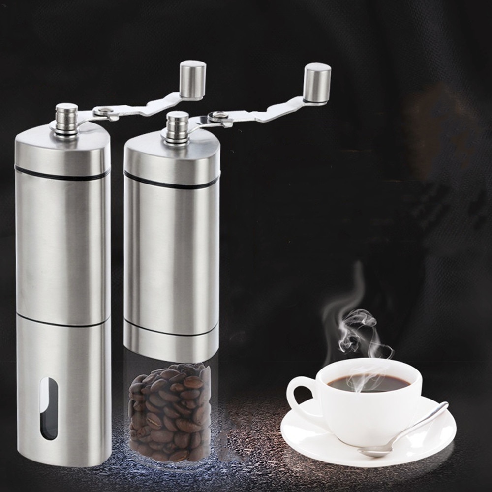Handleiding Koffiemolen Wasbaar Keramische Core Rvs Handgemaakte Mini Draagbare Koffieboon Braam Slijpmachines Molen Keuken Tool