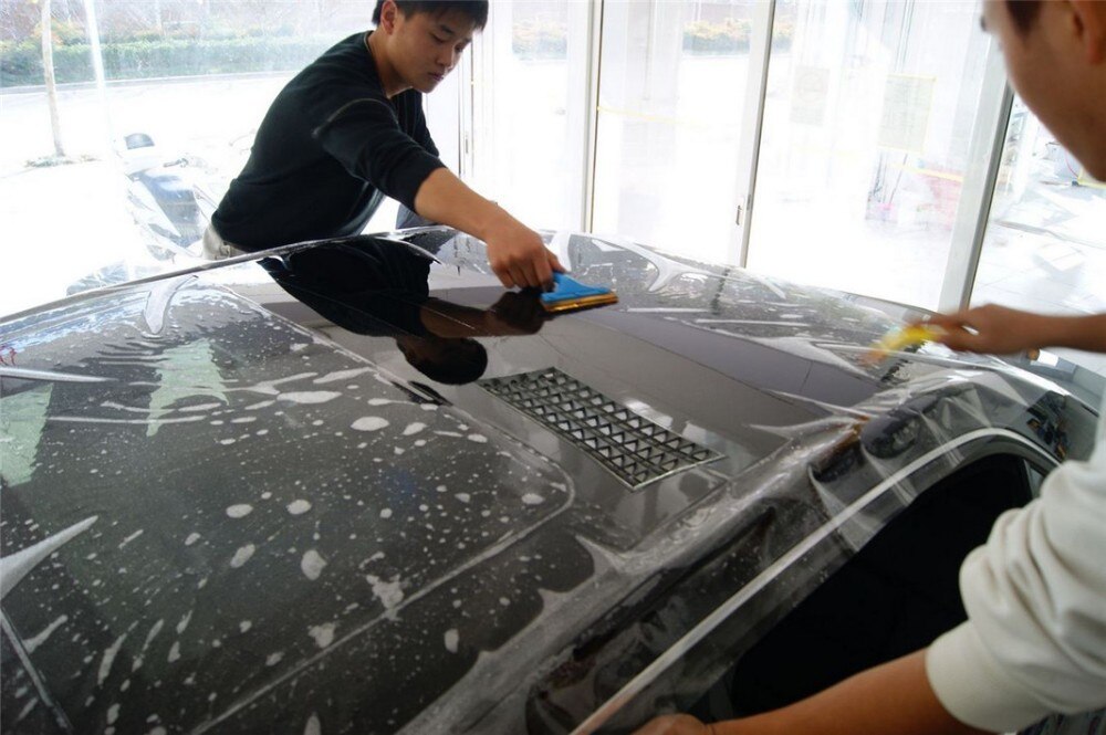 3 lag klar auto beskyttende film vinyl wrap maling til bil kofanger motorcykel laptop dækning –