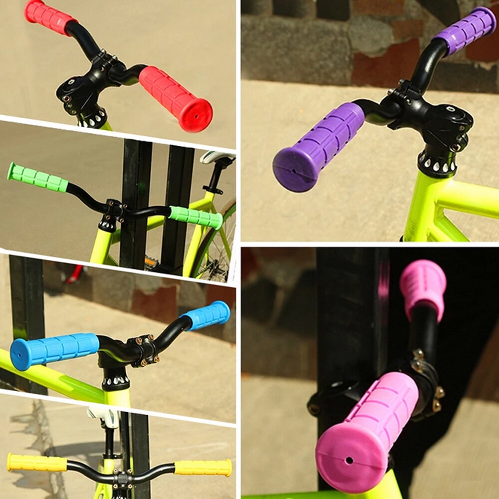 Zachte Rubber Fiets Grips Anti-Slip Fietsen Grips Mtb Road Mountainbike Handvatten Handvat Bar Grip Fiets Accessoires