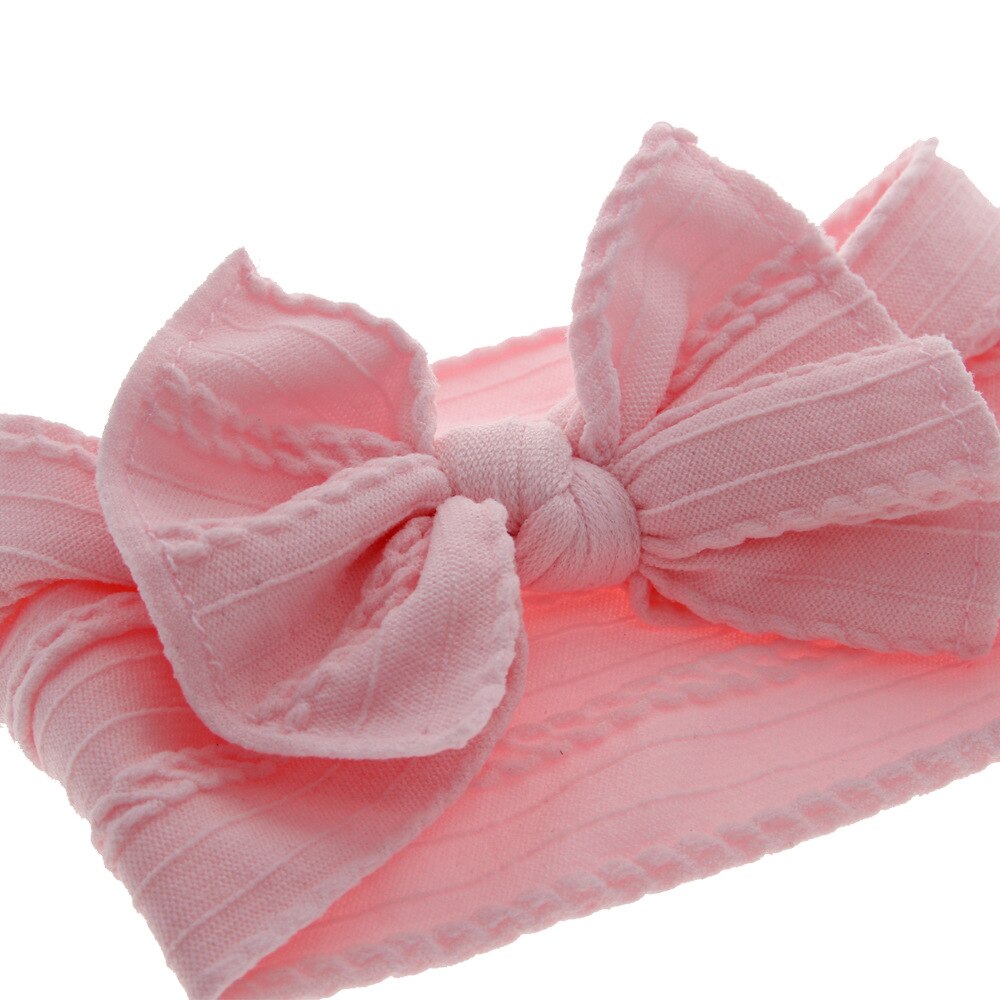 Baby Großen Bogen Weichen Stirnbänder Blume Drucken Nylon Turban Haarband Hase Bogen Headwrap Nette Baby Mädchen Kopf wickeln Zubehör