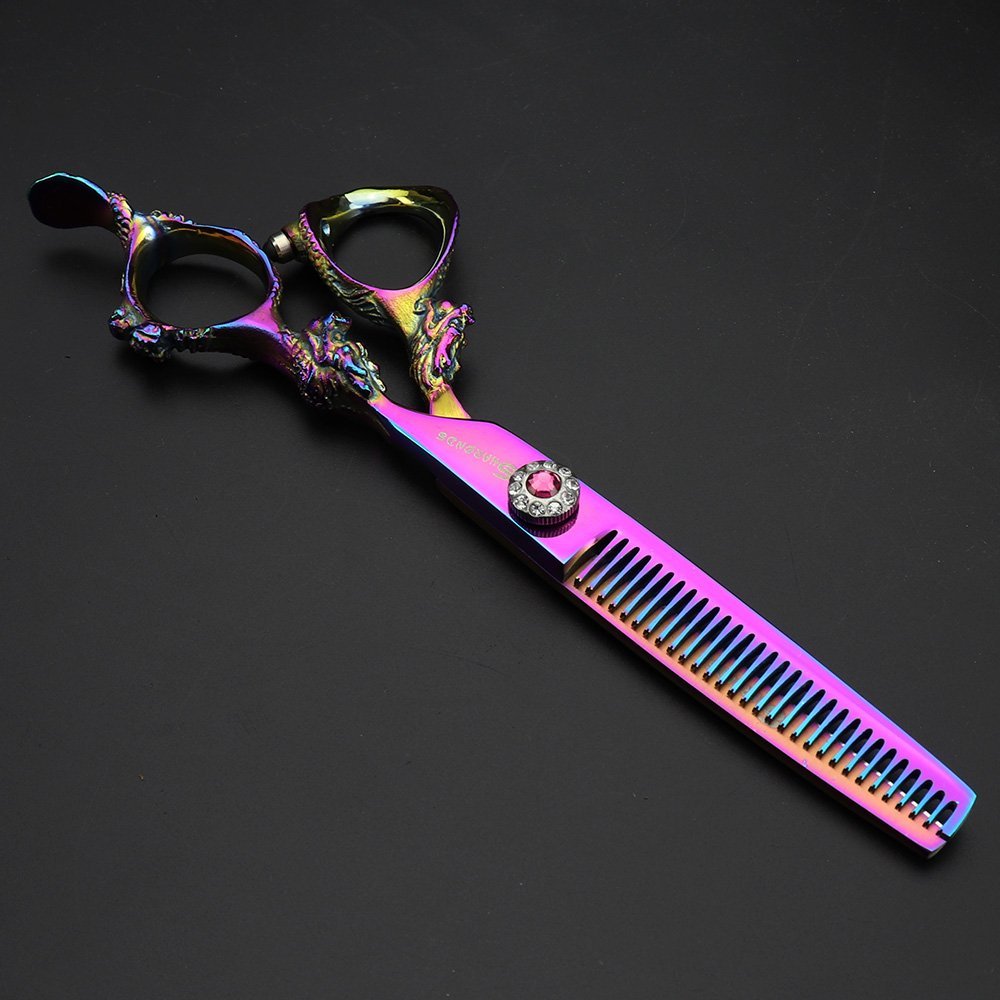 Sharonds Professionele Kappers Schaar 5.5/6/7 Inch Persoonlijkheid Jewel Vorm Haar Schaar Kappersscharen Gereedschap