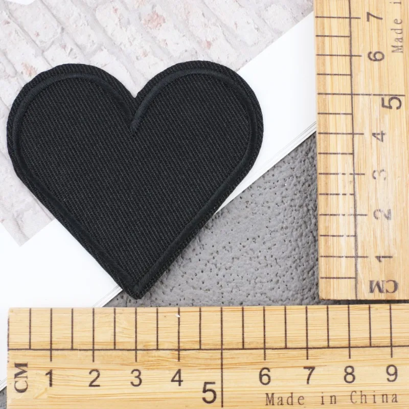 Parche adhesivo de sarga negra, bordado por ordenador, capítulo, niño, planchado de diamantes, pentagrama, bordado, pegatina de tela