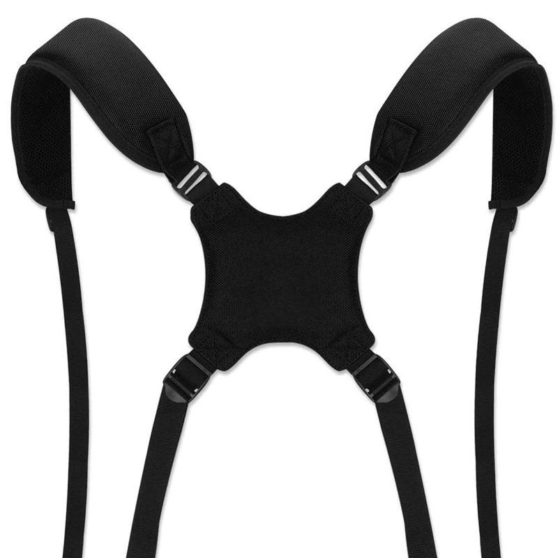 Topportable golf skulderstropp golf bag stropp erstatning komfort skulder justerbar stropp golf bag tilbehør: Svart