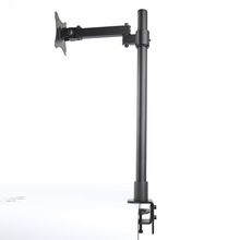 Wearson Single LCD Monitor Desk Mount Stand 60cm Height Adjustable Tilt 360 Swivel Thickened Steel VESA 100x100mm Fits 22"-42"