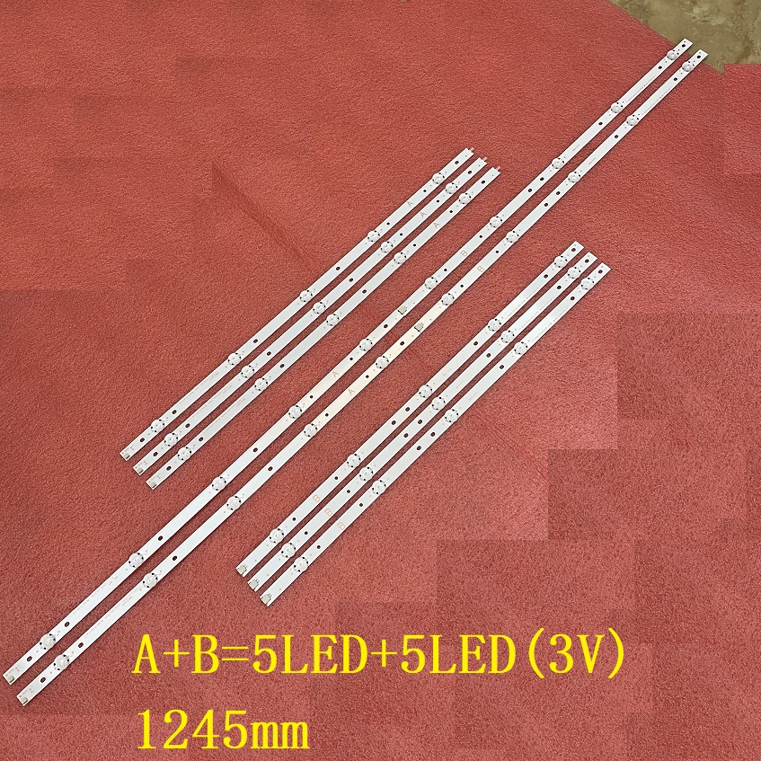 10 stk/sæt led baggrundslys strip til sony kd -60 x 690e kd -60 x 695e 17y 60 uhd a  b 5 led 170209 170309 svg 600 a 36- a b  s600 duc -1 kcl 60