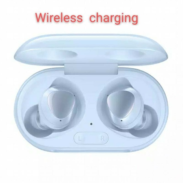 for Sam sung S10 All smart phones，R175 Buds + Plus TWS Bluetooth wireless earphones waterproof touch wireless charging Features: Blue 02