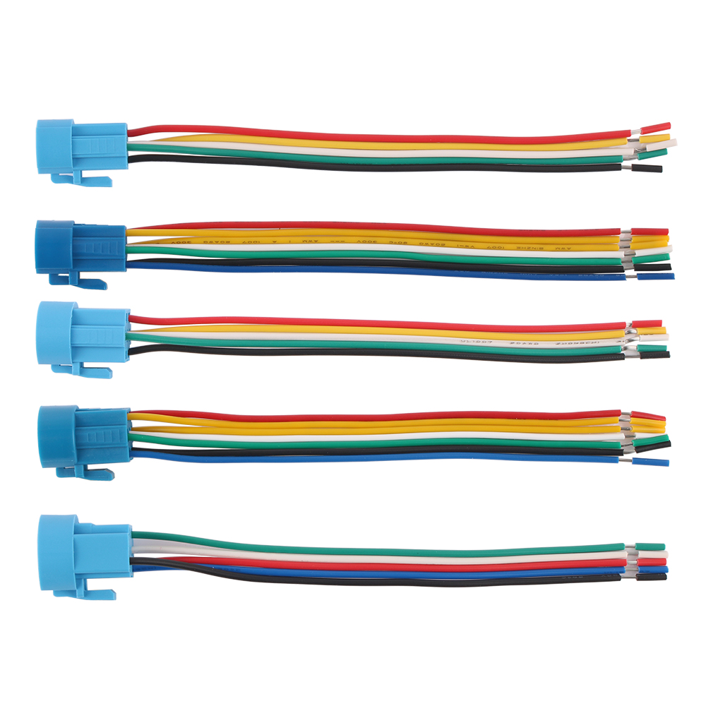 1 Uds. Para enchufe de cable de 16mm, 19mm y 22mm para interruptor de botón de metal, cableado de 2-6 cables, cable de botón de luz de lámpara estable de 14cm