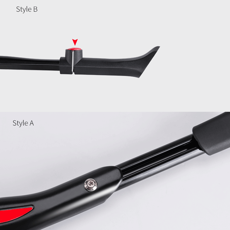 Fiets fietsstandaard standaard racefiets parkeren mtb bagagedrager zijstandaard voet verstelbaar 36-40.5cm fietsaccessoires
