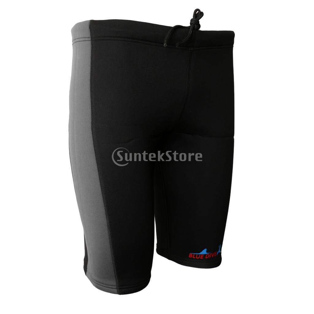 Traje de neopreno de 3mm para hombre y mujer, pantalones cortos, canoa, Kayak, Surf, natación, ciclismo: XL Grey and Black