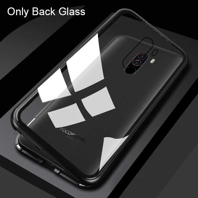 Magnetische Fall für huawei p30 Pro gehärtetem glas Abdeckung auf huwei p30 lite p 30 Pro licht p30lite p30Pro 30 lite zurück Abdeckung coque: Nova 4e / Black-no front glass