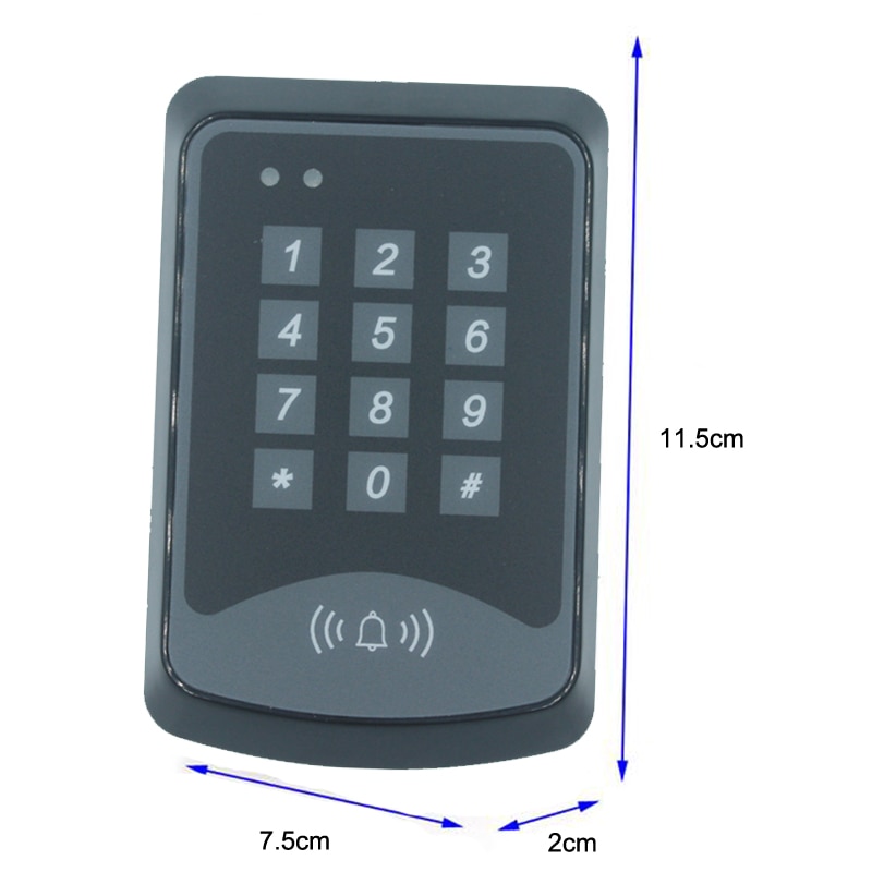 RFID Access Control Keypad System Device Machine 125Khz Security Door Keypad Lock access control system kit 1000 users