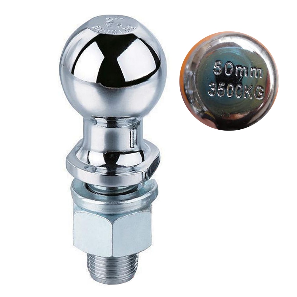 50mm Attachment Bumper Coupling Mini Replacement Lawn Mower Tow Ball Durable Connector Hitch Pin Trailer Parts Universal Rear
