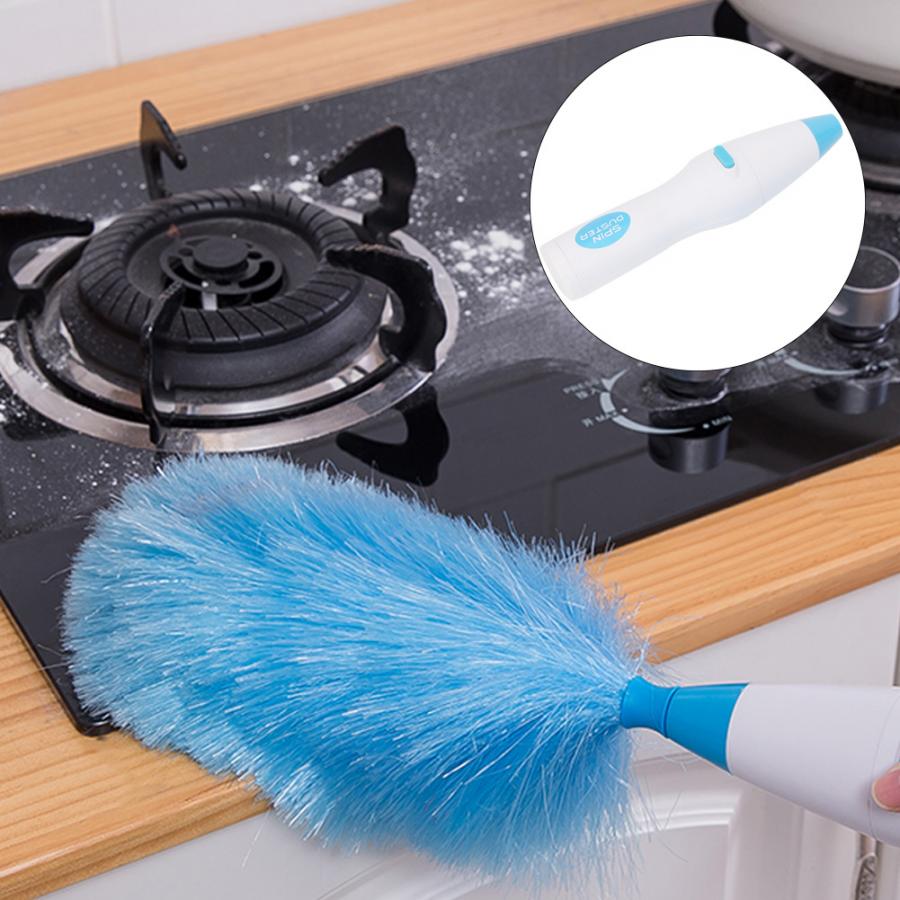 Multifunctional Electric Feather Duster Mini Dust Cleaning Brush House Blind Electronics Duster Window Bookshelf Clean Tool