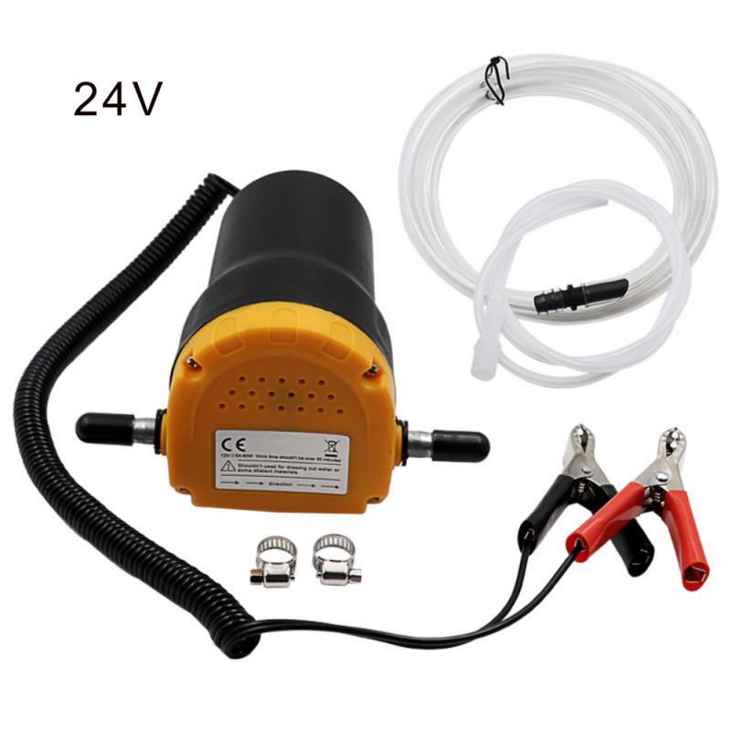 Electric Car Oil Pump Crude Oil Fluid Pump 24V/12V Vehicle Micro Oil Pump Extractor Transfer Tool For Auto Car Boat Motorcycle: 24V