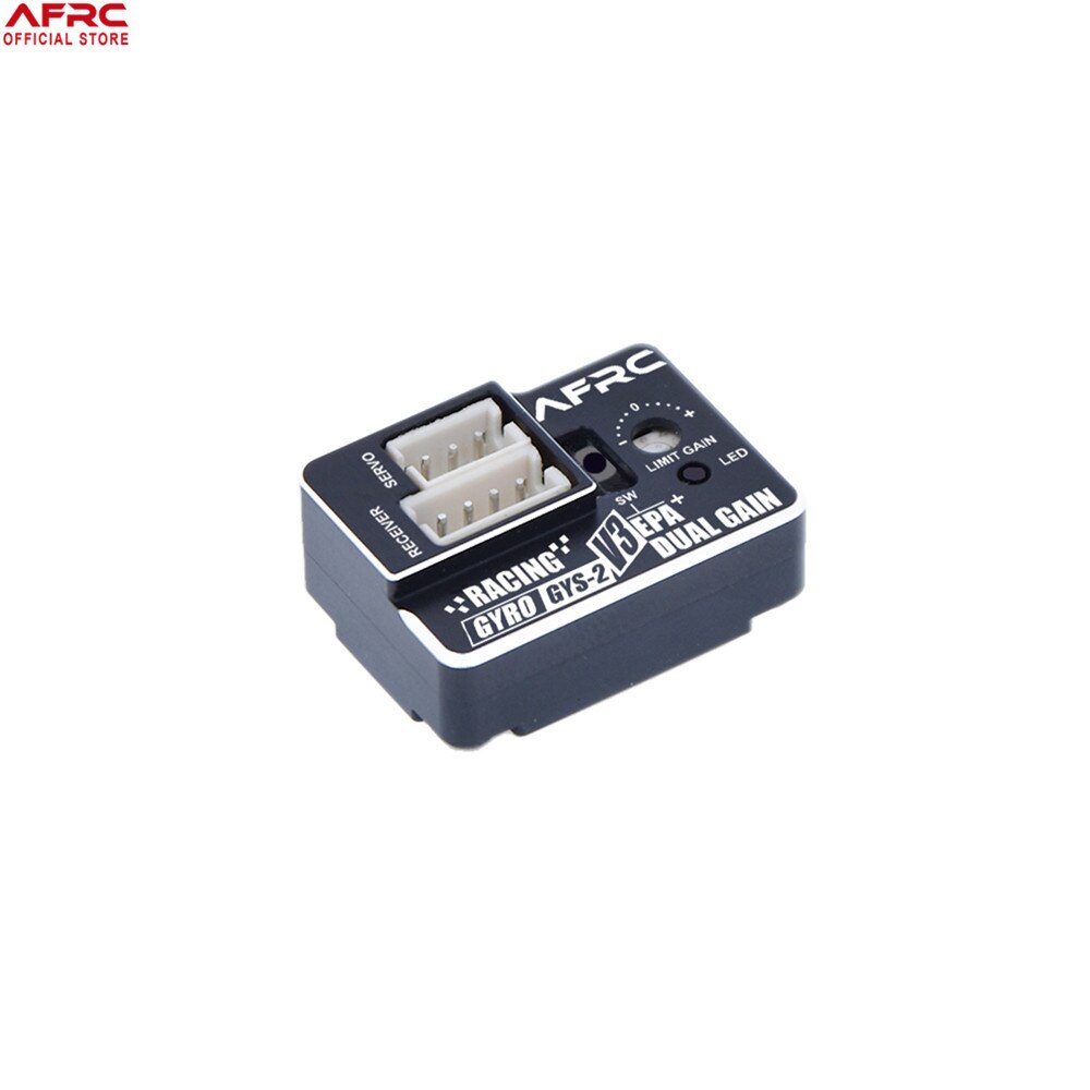 AFRC-GYS-2 V3 Full Metal Micro EPA Gyro MINI Drift car stabilizer For MINI Z D Q 1/28 1/18 Car Model DIY Assembly Upgrading: GYS2-V3 BLACK