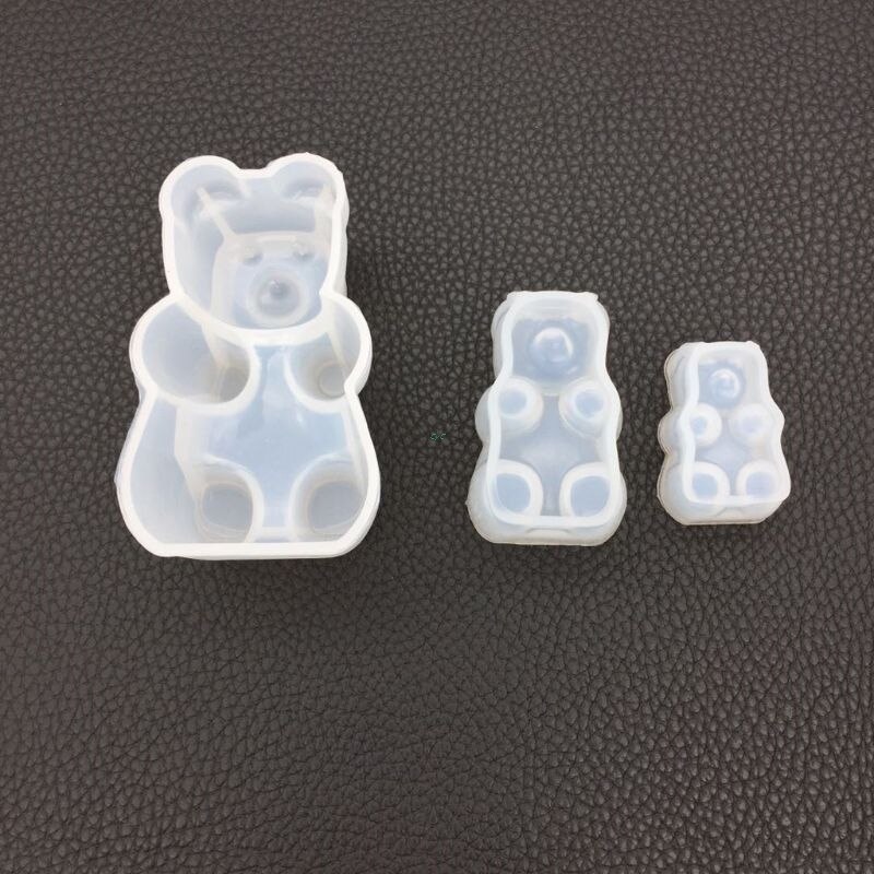 Gummy bear candy silikonform kake sjokolade fondant harpiks anheng smykker diy