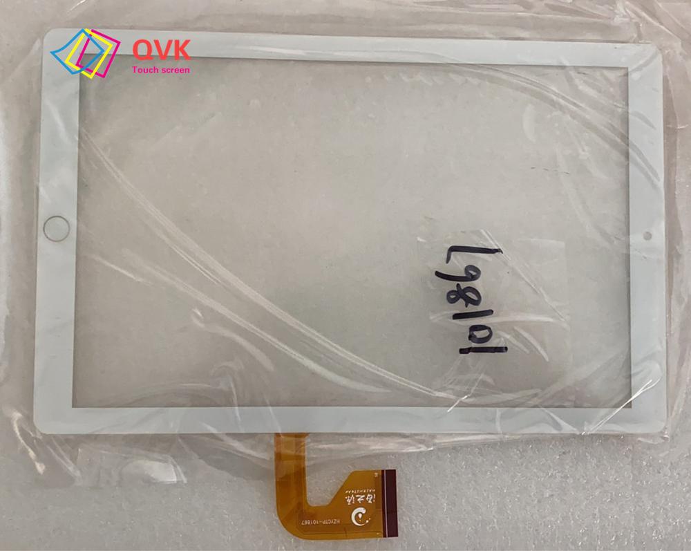10.1 Inch touch screen white P/N HZYCTP-101867 / HZYCTP-101867A Tablet PC capacitive touch screen panel repair replacement part