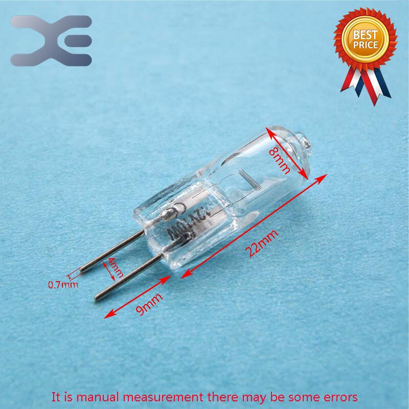 2 stk parti elektrisk pære 12v 5w 10w 15w 20w g4 halogenpære mikrobølgeovn dele