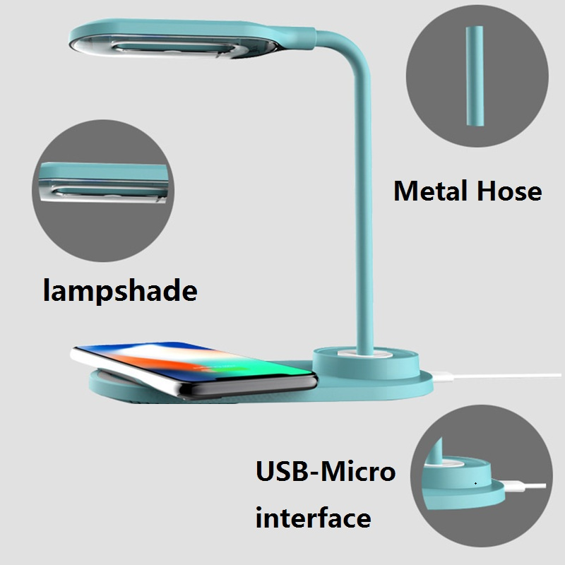 10w kabellose ladegeräte mit warmweißer nachttischlampe für iphone xr max, handy-ladehalterung, nachtlichtpad, handyständer