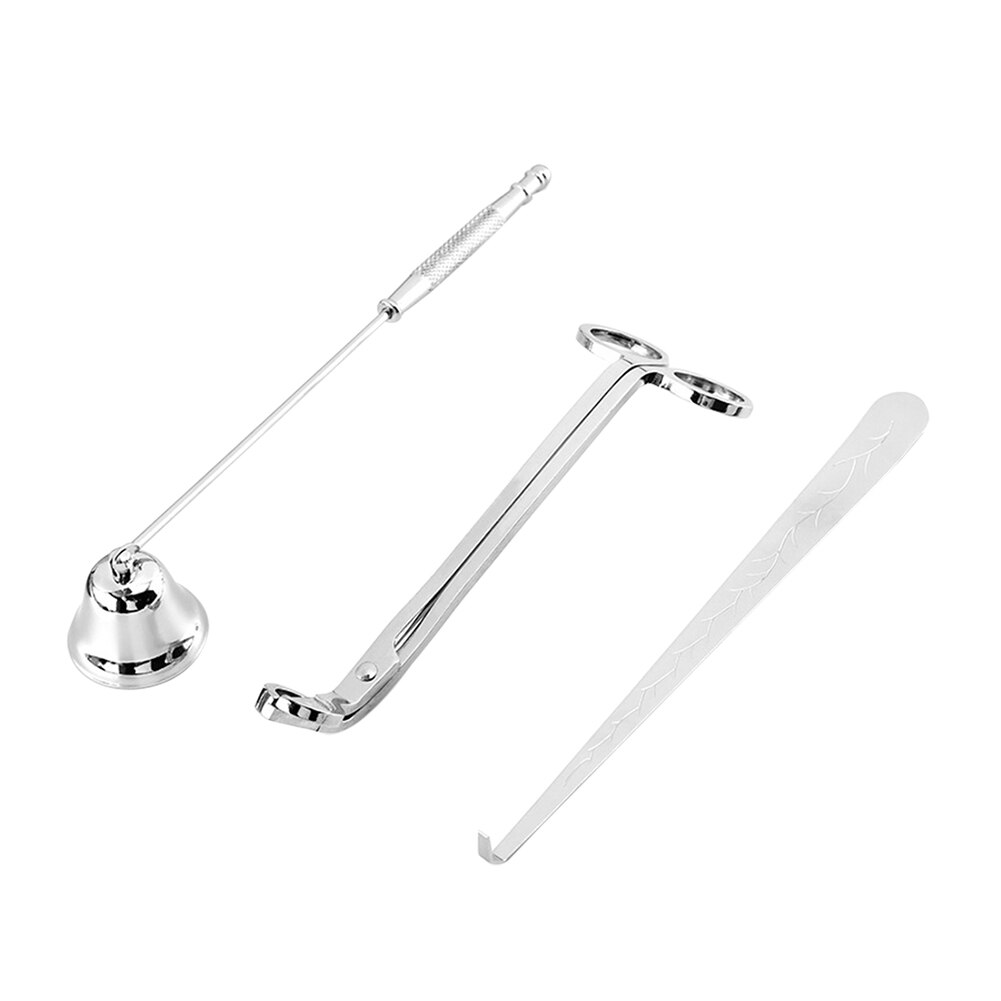 Praktische Rvs Kaars Brandblusser Tool Kaars Trimmer Aromatherapie Brandblusser Kaars Cover Voor Party Wedding: Silver