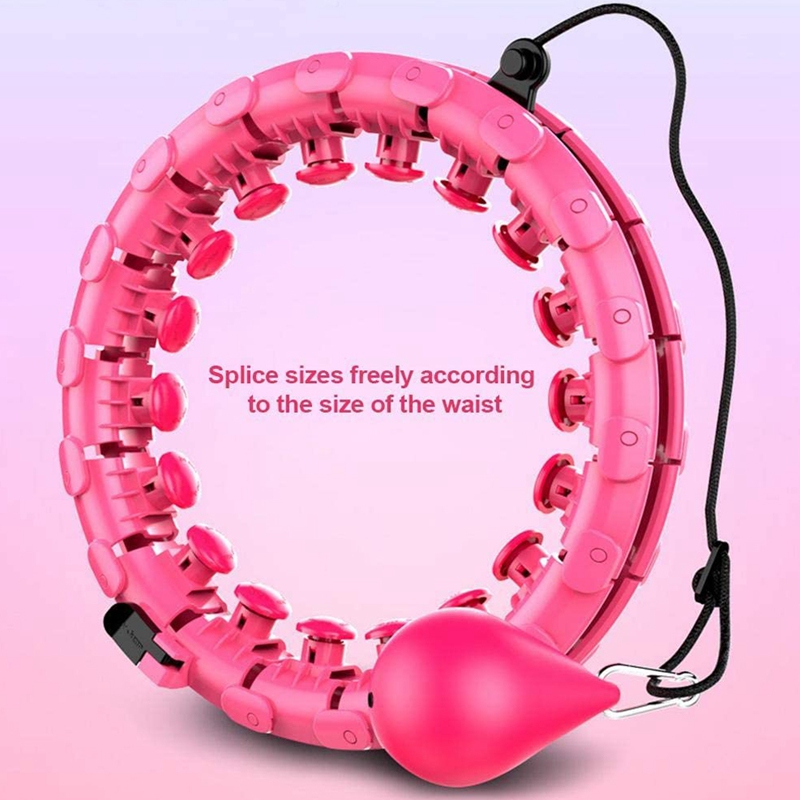 Smart Sport Hoop with Detachable Adjustable Auto-Spinning Thin Waist Abdominal Exercise Gym Hoop Fitness Equipment Home