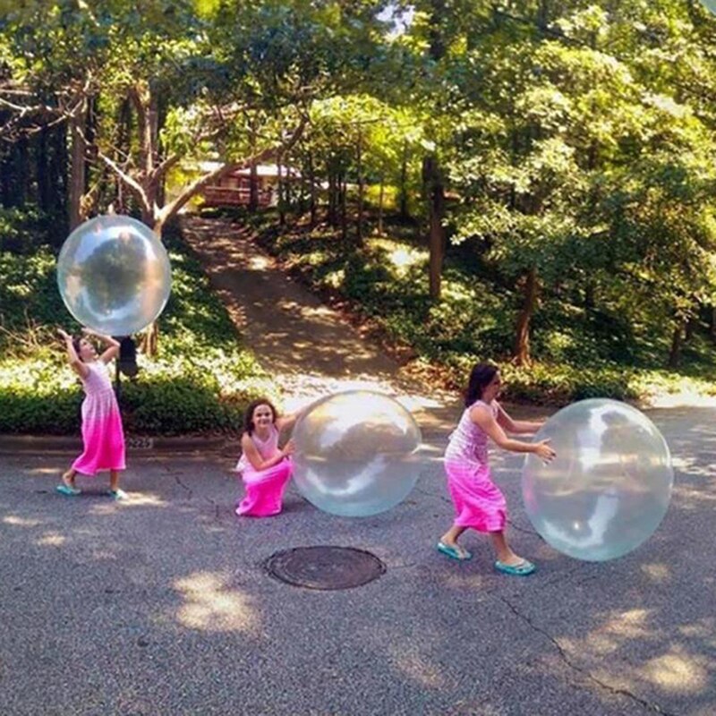Children Outdoor Soft Air Water Filled Bubble Ball Blow Up Balloon Toy Fun Party Game Summer for Kids Inflatable