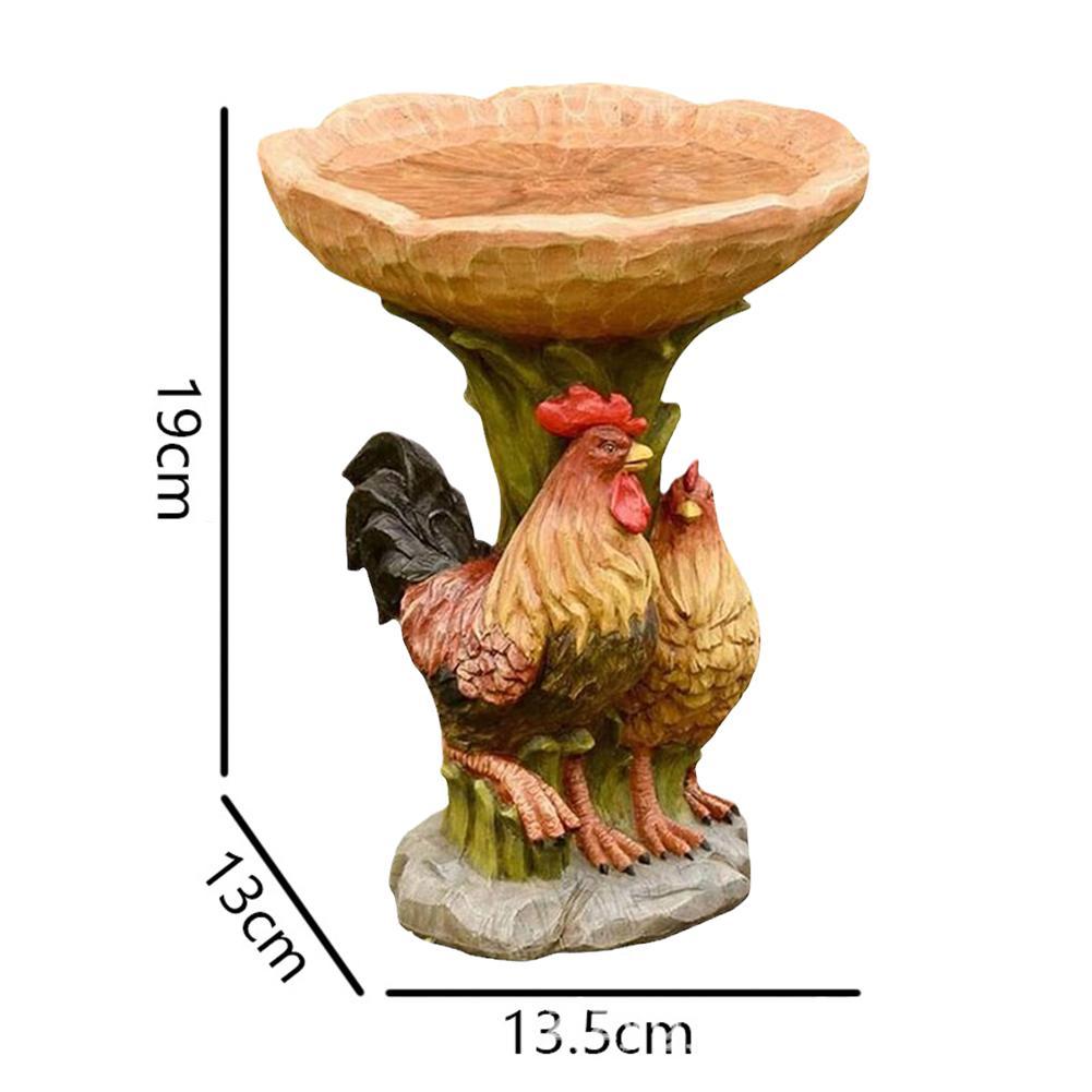 Resin Raccoon Birdbath Polyresin Antique Garden Bird Bath For Home Garden Yard Garden Decoration Outdoor Gardening Yard Dec L9v0: A