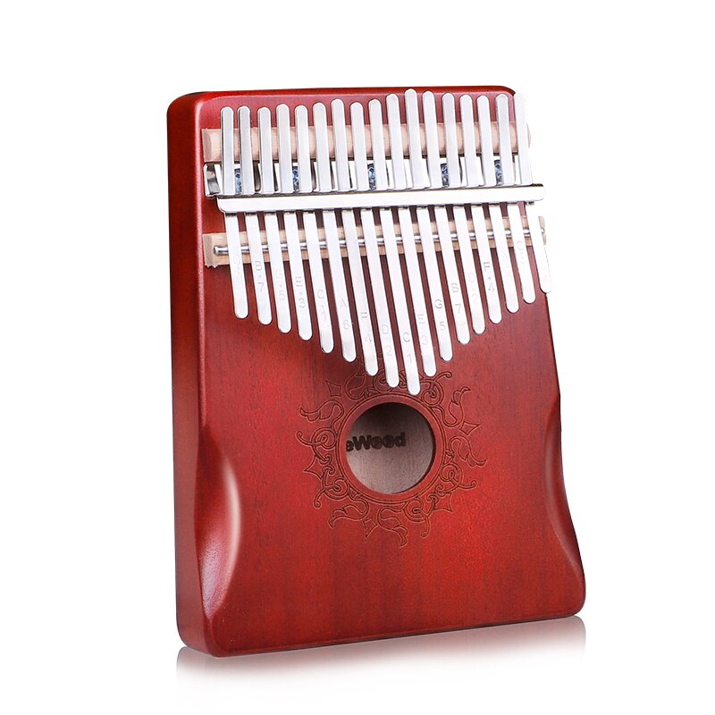 17 Keys Kalimba Mahogany Thumb Piano 17 Key Music Keyboard High Wooden African Kalimba Finger Piano: glory