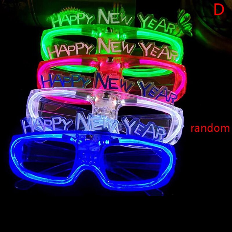 Flashing Led Glasses Luminous Light Glow Headband Blinking Eye Wear Wedding Birthday Party Year