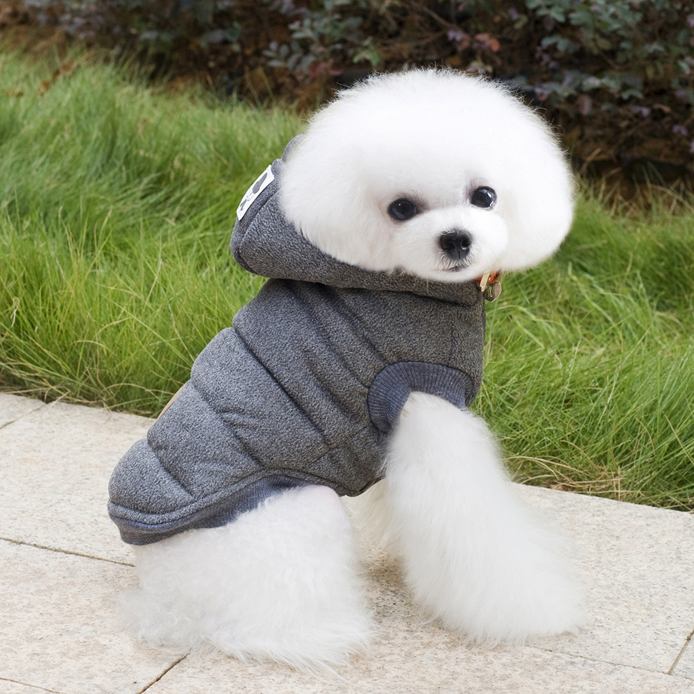 Winter Warm Fleece Dog Clothes for Small Dogs Puppy Jacket Padded Pet Dog Coat Chihuahua Hoodie Shih Tzu Outfit Yorkies Customes