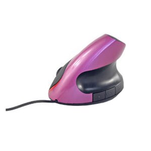 Wired Computer Mouse Healthy USB Wired Ergonomic Vertical Mouse Optical Mice for PC: Purple