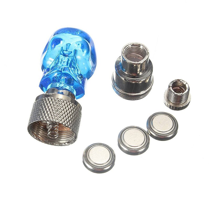 2X Ventil Kappe Rad Reifen LED Licht Lampe für Motorrad Fahrrad Auto, Blau