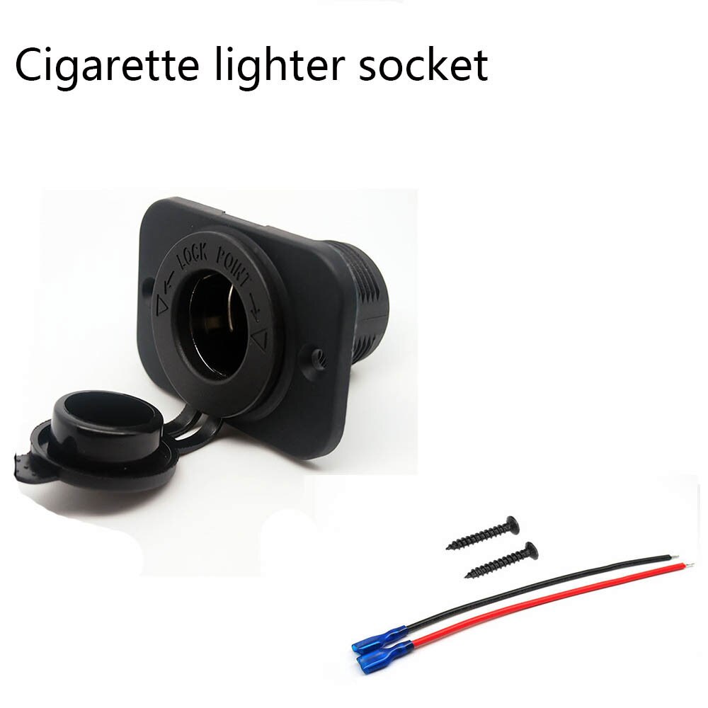 bluetooth car Waterproof Cigarette Lighter Socket Power Outlet 12V for Marine Car Motorcycle Автомобильное зарядное устройство