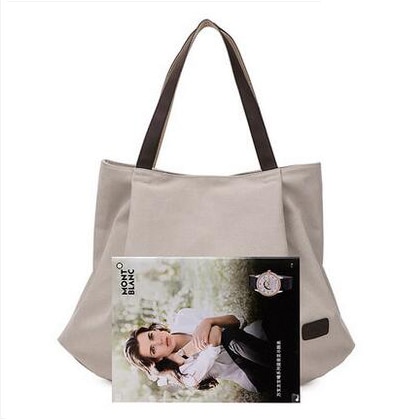 Eenvoudige Grote Capaciteit Canvas Vrouwen Messenger Bag Mode Meisjes Handtas Schoudertas Leisure Dagelijkse Shopping Totes