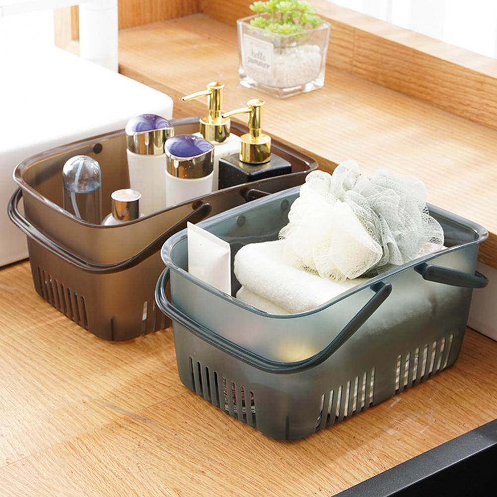 Practical Shower Caddy Bucket Handy Anti-deformed Water-proof Easy Carrying Shower Caddy Bucket
