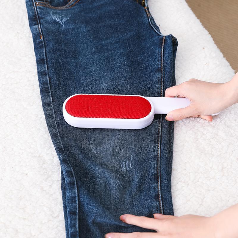 Double Sided Reusable Cleaning Brush Clothes Lint Removal Static Brush Home Coat Suit Brush Pet Hair Remover