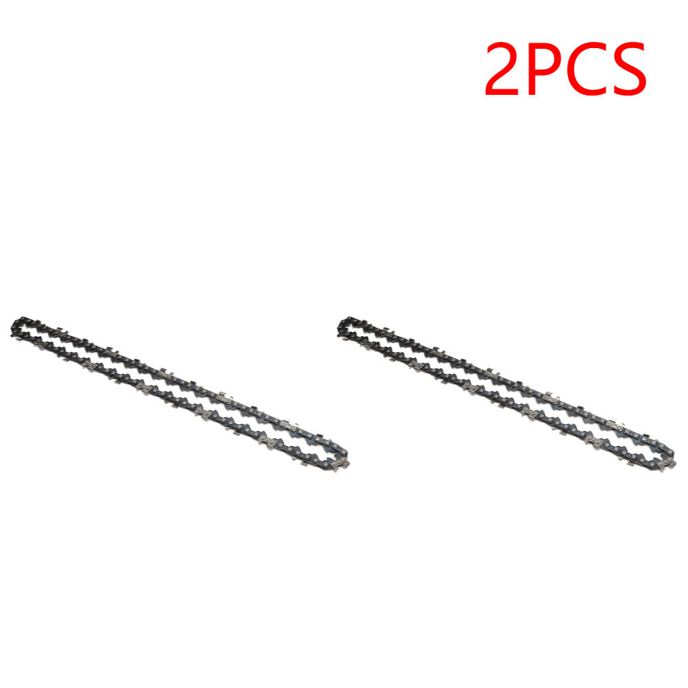 12 Zoll Metall Kettensäge Kette 22 Zähne 45 Antriebs glieder Säge kette Ersatzteile 3/8 Zoll Teilung Kettensägen blätter elektrische Säge Zubehör: Silber