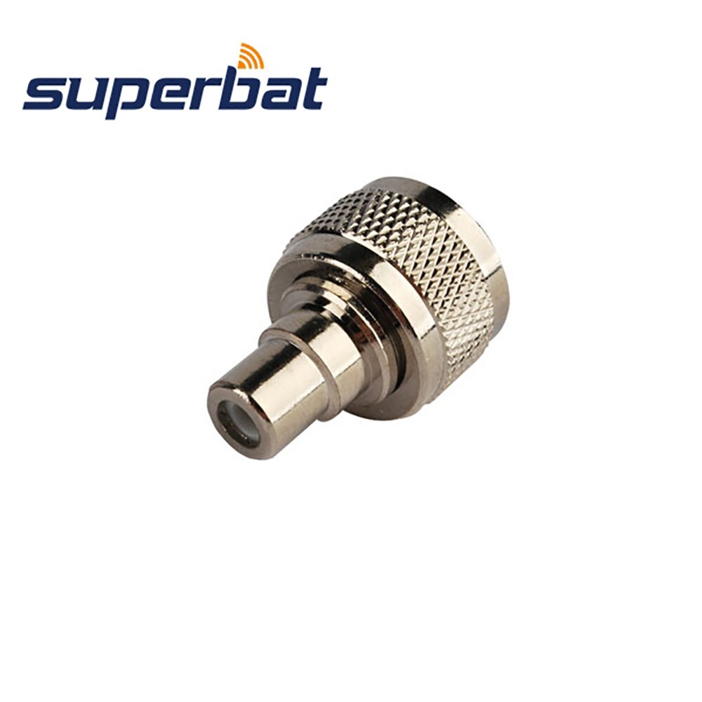 Superbat UHF-RCA Adapter UHF PL259 Male Plug to RCA Female Jack Phone Socket Straight Adapter Connector